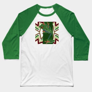 Fun Tree Frog Design Baseball T-Shirt